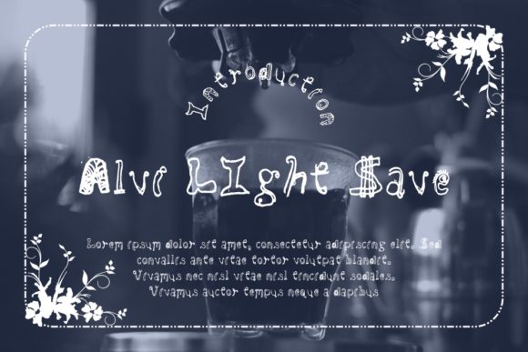 Alvi LIght Save: A Font That Adds Personality to Your Campaigns