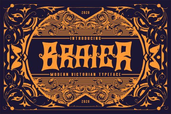 Braier: A Display Font for Bold Web Design and Brand Identity