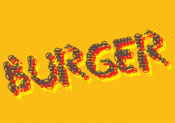 Burger: A Playful Display Font for Creative Web Design