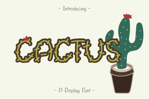 Cactus: A Display Font That Elevates Your Brand’s Visual Identity