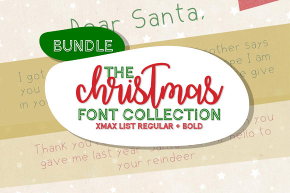 Christmas List: A Whimsical Display Font for Creative Branding