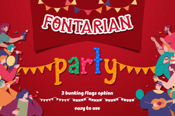 Fontarian Party: The Festive Display Font for Eye-Catching Digital Content