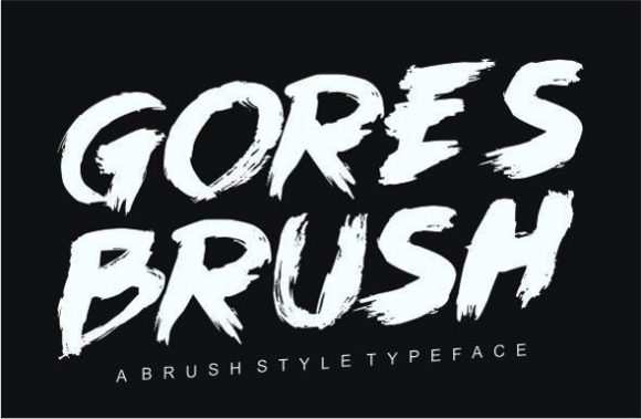 Goresbrush: A Bold Typeface for Editorial Design