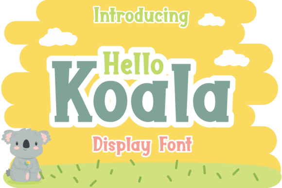 Hello Koala: A Display Font for Editorial Design and Branding