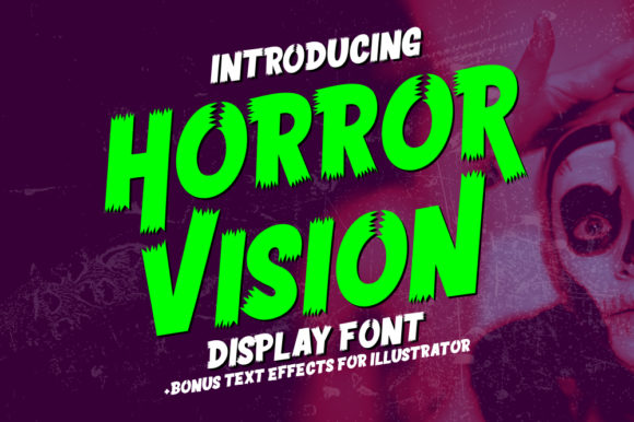 Horror Vision: A Bold Font for Creative Branding