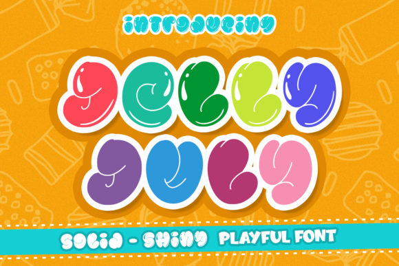 Jelly July: A Display Font That Adds Charm to Every Craft Project