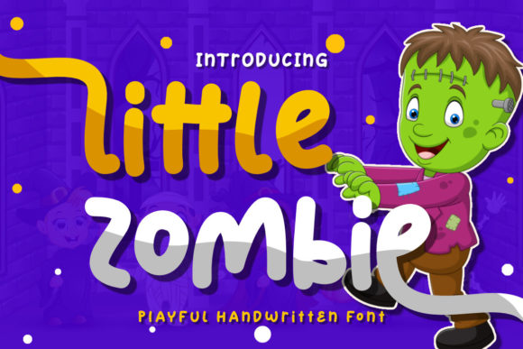 Little Zombie: A Fun, Quirky Display Font for Creative Branding