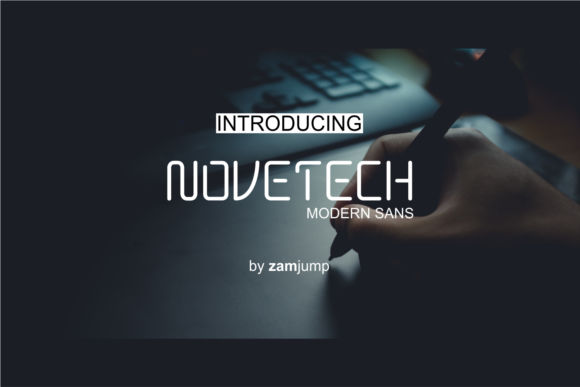Novetech: A Modern Font for Editorial Design