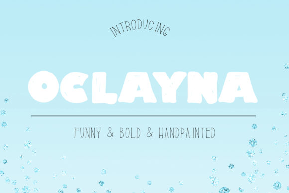 Oclayna: A Bold Display Font for Creative Projects