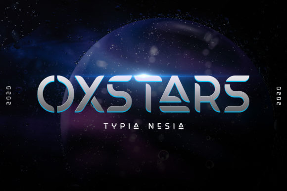 Oxstars: A Playful Display Font for Creative Crafters
