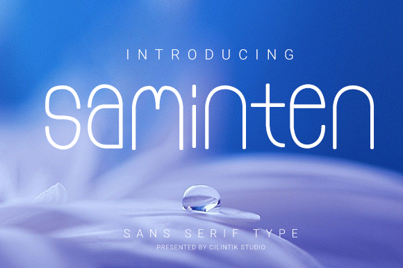 Saminten: A Display Font That Elevates Branding with Endearing Authenticity