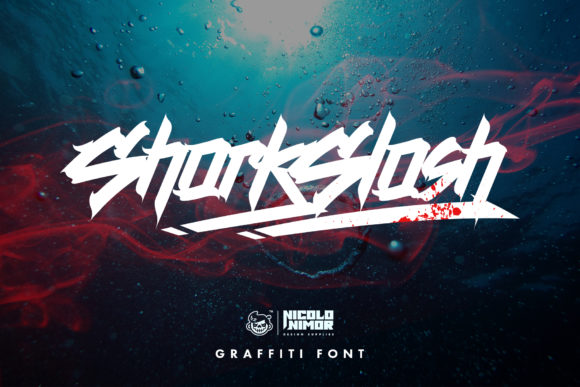 Sharklash: A Graffiti-Inspired Display Font for Urban Creativity
