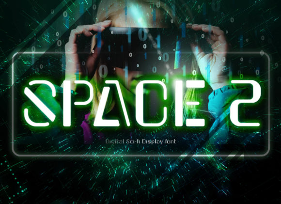 Space 2: A Futuristic Display Font for Modern Campaigns