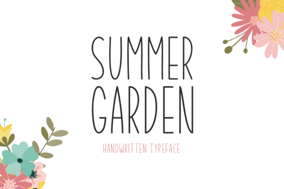 Summer Garden: A Display Font for Editorial Elegance