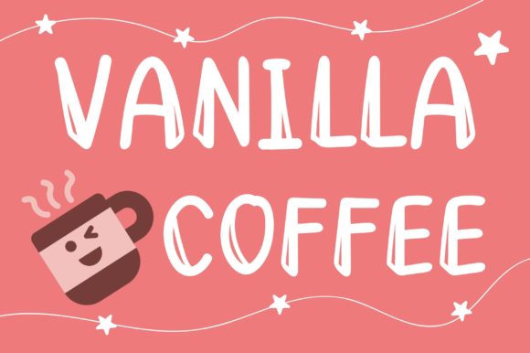 Vanilla Coffee: A Cheerful Display Font for Creative Makers